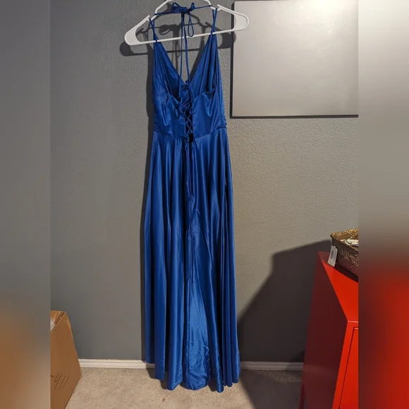 fiesta fashion blue dress FIESTA FASHION-105 main image 1